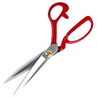 得力(deli) DL358029Z 专业级高寿命裁缝剪12万次寿命(红) 9寸