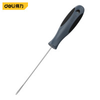 得力(deli) DL6462001 PP防油一字螺丝刀S2 6x200mm