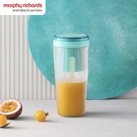 摩飞电器(MORPHY RICHARDS) 榨汁杯 家用水果迷你小型果汁杯电动便携式炸果汁 MR9800 薄荷蓝