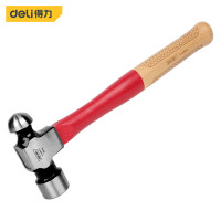 得力(deli) DL443132Z 专业级木柄圆头锤 32oz