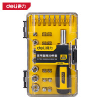 得力(deli) DL1130 棘轮手柄精密螺丝刀 30件套