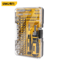 得力(deli) DL3565 棘轮手柄精密螺丝刀 65件套