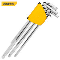 得力(deli) DL3090 特长球头内六角组套塑架 9件套