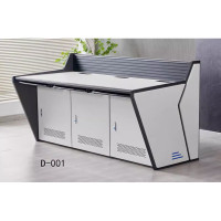 DXBG 墨石林家具 监控操作台成都不锈钢调度中心双联台机柜监控室工作台电脑 加厚六联3600*900*750高