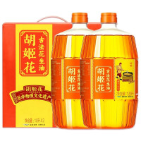 胡姬花食用油 压榨 古法花生油1.8L*2 礼盒