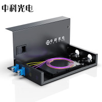 中科光电 ZK-ZDH-4LC-SM 4芯LC接口单模满配光纤终端盒