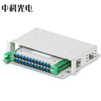 中科光电 ZK-ODF-24SC-SM 24芯ODF光纤配线架SC单模满配