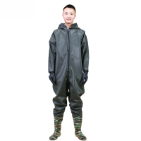 企乐丰 下水裤 全身涉水裤 下水工作服 连体雨裤 防水裤 涉水服