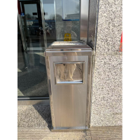 钢盾 不锈钢垃圾桶烟灰缸 酒店环卫大堂立式室外烟灰缸