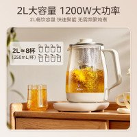 美的(Midea)养生壶MK-YS20P502大容量母婴级不锈钢电热水壶 新老包装随机发货