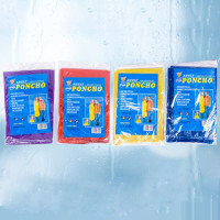 谋福(CNMF)172 成人加厚四合扣雨衣PE连体开衫雨衣户外雨衣(加厚一次性雨衣10件装)