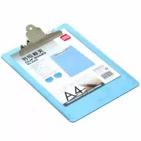得力(deli) 9252 A4板夹 书写垫板 文件夹板 板夹 写字板夹 浅蓝色