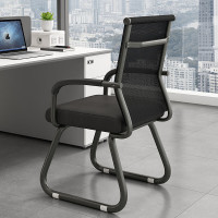 企乐丰 弓形会议椅 黑色