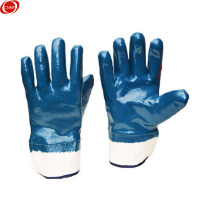 谋福 CNMF 8488 耐油防油绒布手套 防护电焊劳保手套 装卸/维修/耐油/耐磨/机械(一副装)