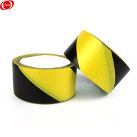 谋福CNMF 警示胶带 地板胶带 斑马线胶带 安全警示胶带 地面标识警戒线 地面划线胶 4.8cm宽(黑黄色款)8479