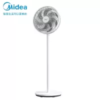 美的(Midea) 电风扇落地扇音轻立式大风力电扇宿舍小型强力摇头扇 FSA30YB