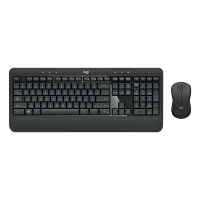 罗技(Logitech)MK540无线键鼠套装 电脑办公无线键盘鼠标套装 笔记本台式通用优联全尺寸薄膜键盘自带掌托 黑色