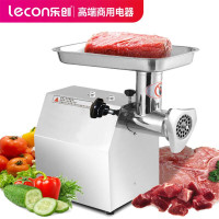 乐创(lecon)绞肉机商用切肉机灌肠机电动搅拌机不锈钢搅肉机 12型不锈钢