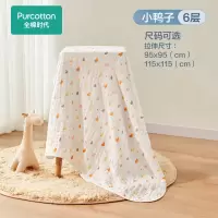 全棉时代 冬泡芙纱布浴巾 115cm×115cm(拉伸尺寸) 小鸭子