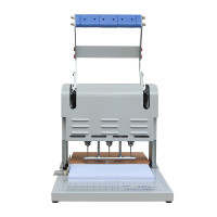 钢盾 奇砚QY-40A三孔电动档案装订机5CM厚层打孔机