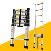 钢盾 竹节伸缩单梯 加厚铝合金5.4米