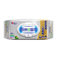 心相印 厨房湿巾 金装 带盖抽取 去污一片就够 40片/包 单包价格