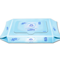 清风 湿巾EDI纯水柔湿巾纸 抽取式湿巾纸成人湿巾家用卫生湿纸巾温和清洁 40片/1包 1包价格