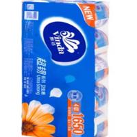 维达(Vinda) V4520超韧系列卫生卷纸(138mm*104mm节*4层*10卷)卫生纸家用纸手纸卫生间用纸