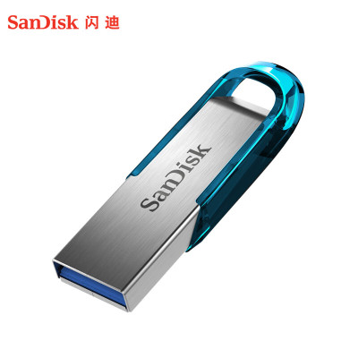 闪迪(SanDisk) 32GBU盘CZ73安全加密高速读写学习办公投标电脑车载女生金属优盘USB3.0颜色随机