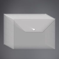 百利文 PP纽扣袋 1226 灰白色 12个/包