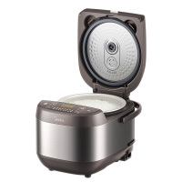 美的(Midea) 电饭煲MB-5E65电饭锅5升大容量陶瓷釉内胆耐磨抗菌柴火饭智能预约金属机身蒸煮煲汤煲