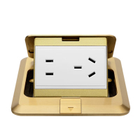 边碧 五孔地插 金色