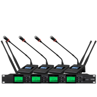 MJ U104-U 一拖四无线双振膜会议话筒