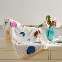 罗莱 TG梦幻北欧临风听海积木乐园盛世花开梦幻星空超柔絮彩云朵绒毯 积木乐园云柔毯 150*200cm