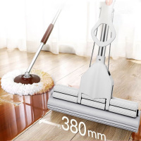 中锐智采 吸水海绵拖把 38cm特大号 超级子弹头胶棉拖把加赠胶棉头