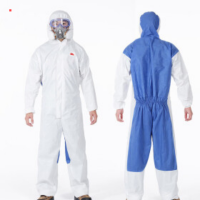 3M 4535带帽连体防护服 L白色 带帽连体