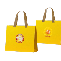 中锐智采 客户专属定制手提袋 横款 材质:250克白卡 印刷工艺:四色一专印刷 是否覆膜:哑膜 尺寸:250*70*34