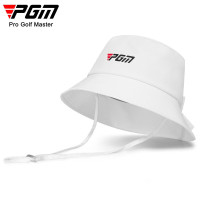 中锐智采 PGM新品高尔夫球帽女士渔夫帽 可调节拴扣防风绳吸汗带设计 MZ051-白色
