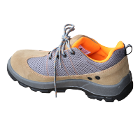 代尔塔(DELTAPLUS) 防砸防刺穿透气安全鞋 39码/301232 米黄灰色 10双/箱