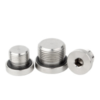 加榜 内六角ED圈密封堵头 丝堵螺塞 G1/4=2分[2只]