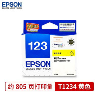 爱普生(EPSON) T1234黄色墨盒 适用于700FW/80W/1100墨盒