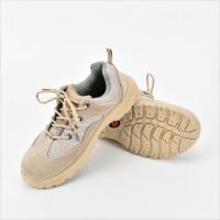 赫力斯(HELISI) 低帮网面防砸防穿刺安全鞋 PL5110/36码/米白色 1双/件
