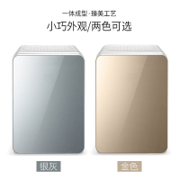 先科(SAST) 10L车载冰箱车家两用单门式制冷小型家用宿舍冷藏迷你小冰箱 金色玻璃门