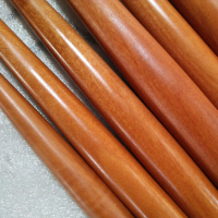 擀面杖尖头红心枣木两头尖檊面杖饺子皮烙馍双擀面棍家用烘焙工具 长23厘米,中间直径1.6厘米双檊
