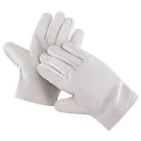 中锐智采 帆布手套全衬24道线双层机械电焊焊工耐磨加厚工作劳保手套 全衬24道加厚 均码