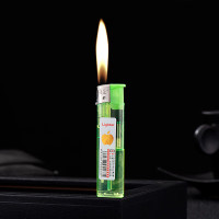 一次性 打火机明火耐用塑料五色透明加厚防爆家用超市点火 一次性打火机 10支