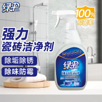 绿伞 强力瓷洁净浴室多功能清洁剂地面水垢清洁剂去污净除味清新660g