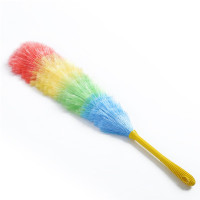 中锐智采 小海牛清洁鸡毛掸 除尘彩色掸子可弯曲掸子多功能清洁塑料毛掸 五个装