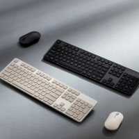 小米(mi) 无线键鼠套装2键盘鼠标无线套装办公打字笔记本台式机电脑 黑色