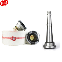 谋福(CNMF)9073 消防水带 8型65mm水管(25米水带+接扣+卡箍 +水枪头)